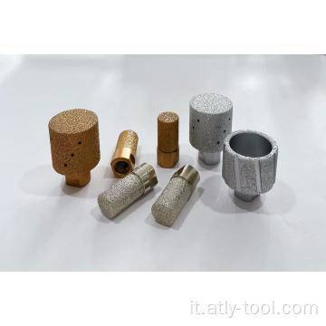 Diamond Router/dito bit sottovuoto brasato